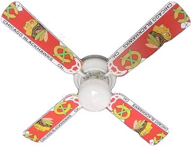 Ceiling Fan Designers Ceiling Fan Nhl Chicago Blackhawks Hockey