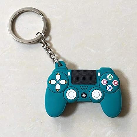 Amazon Co Jp 車のキーホルダー Ps4ゲームコントローラーキーホルダーミニゲームパッドカーキーリングファッションバッグペンダントかわいい ゲームコンソールソフトラバーキーホルダー男性ボーイギフト Color 05 ホーム キッチン
