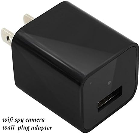 Wifi Spy Hidden Surveillance Camera USB Wall Charger Security Nanny Camera Motion Detection Real Time Monitoring support App Remote View