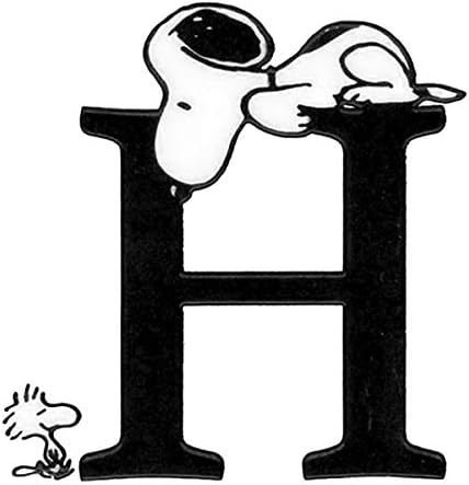Amazon Co Jp Snoopy Sticker Heat Resistant Waterproof Initial Sticker Alphabet H Peanuts Toys