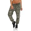 malito dames sweatbroek met Print | Baggy om te dansen | Joggingbroek met knopenrij | Trainingsbroek 8027