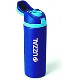 UZZAL 32 oz Stainless Steel Water Bottle, Vacuum Insulated Double Wall, BPA Free & Leakproof, Reusable Insulated Water Bottle for Gym, Travel & Office