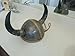 Authentic Reproduction halloween costume Steel Viking Warrior Helmet Horns and Brass Trim