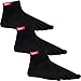Injinji Mens Sport Sock (Black, Medium) (3 Pack)