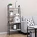 VASAGLE Ladder Shelf, 4-Tier Bookcase, Storage Rack for Living Room, Kitchen, Faux Marble