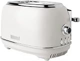 Haden Heritage White 2 Slice Toaster with 6 Browning Controls