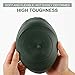 TITE Plant Saucer 10 inch Drip Trays Dark Green Plastic Tray Saucers Indoor Outdoor Flower Pot Round (10 in x 5 Pack)