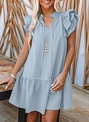 Dokotoo Womens Fashion Sleeveless Tank Dress Sexy