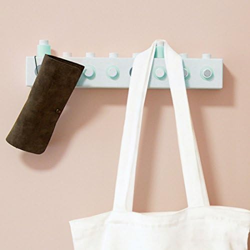 DIY Building Block Hooks,Wall Hooks Stick On 3M Self Adhesive Towel Coat Key Hanger Free punch sticky hook No trace sticky hook