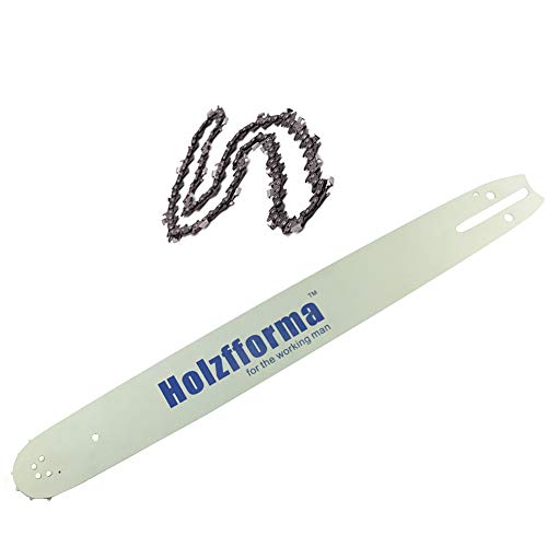 Farmertec Holzfforma 20 Inch Guide Bar &Saw Chain Combo 3/8 .058 72DL for Husqvarna Chainsaw 61 66 266 268 272 281 288 365 372 385 390 394 395 480 562 570 575