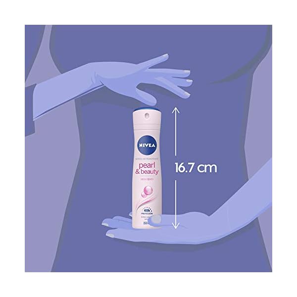 NIVEA-Pearl-Beauty-Anti-Perspirant-Deodorant-150ml-48hr-Deodorant-for-Women-Anti-Perspirant-Spray-for-Women-with-A-Gentle-Fragrance-Pearl-Extracts Nivea Anti-Perspirant Pearl & Beauty, 150ml