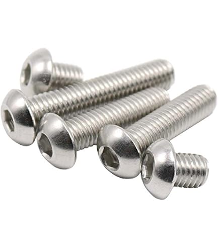 Viti Testa Tonda Torx Acciaio Inox – #6-32 X 3/4 – Confezione Da 100 (Albany County Fasteners)