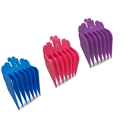 Professional-Hair-Clipper-Guide-CombsHair-Clipper-Cutting-GuidesCombs-3170-400-From-18inch-to-1inch-compliable-with-all-Whal-Clippers-10-color-Rainbow