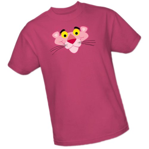 Pink Panther Big Face -- Pink Panther Adult T-Shirt, Small