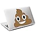 iDecoz Poo Emoji Reusable Vinyl Decal Stickers for All MacBooks, Laptops, iPads, Cars and More!