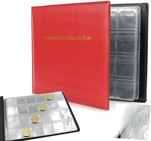 OffBiz Collecting Coins Storage Penny Pockets Money Album Book Collecting Coins