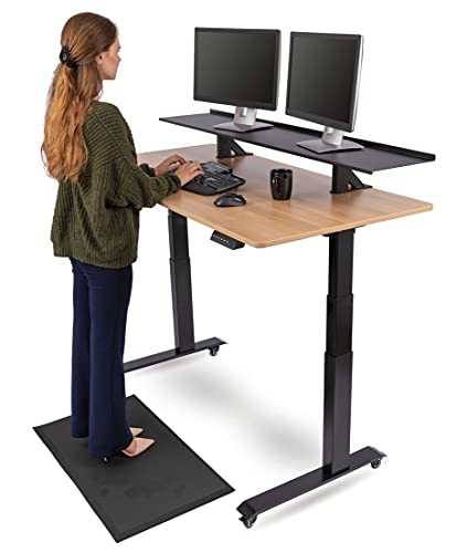 Standing Split Desk Flexispot Standing Desks Split Top Electric Standing Desk With Monitor ...