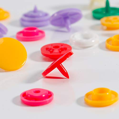 Lynda T8 Plastic Snap Fastener and Snap Pliers- Snap Fastener kit with 240pcs Snap Buttons- for Diapers/Curtains/Kid’s Clothes/Crafts