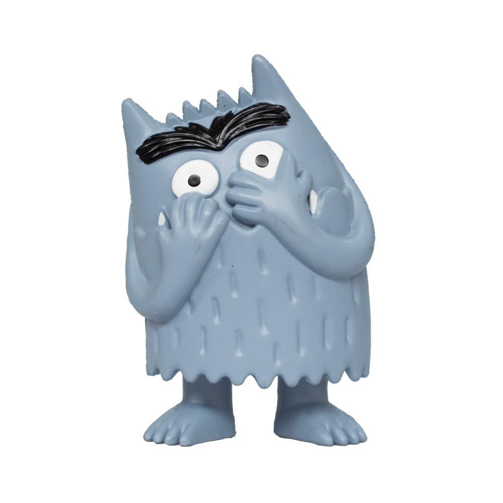 Comansi, The Colour Monster Figures, The Colour Monster Toys, Designed to Help Young Children Manage their Emotions, Special Hand-painted Figures (Grey (Afraid, Scared), 1 Piece)