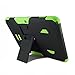 Galaxy Tab 4 10.1 Case, Kuteck® Samsung Galaxy Tab 4 10.1 Tablet SM-T530 T531 T535 Case - High Impact Resistant Full-body Protection Hybrid Armor Defender Case Convertible Built in Stand for Samsung Galaxy Tab 4 10.0 with 1 Stylus (Neon Green / Black)