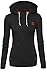 Fanala Women's Fleece Zip-up Hoodie Jacket with Zipper Point