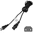 HQRP 10ft AC Power Cord for Sony KDL-46Z4100 KDL-40V4100 KDL-40V4150 KDL-40V5100 KDL-40VE5 KDL-40Z4100 Bravia HDTV TV LCD LED Plasma Mains Cable + HQRP Coaster