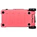 Driftsun Heavy Duty Rotomolded Thermoplastic UV Resistant Portable Rolling 70 Quart Insulated Hardside Ice Chest Beverage Cooler, Coral