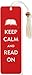 Keep Calm & Read On Beaded Bookmark