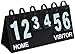 Upstreet Portable Scoreboard Flipper - Score Keeper Flips up to 99" (Black, White) primary