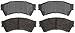 ACDelco Advantage 14D1164CH (19255842) Ceramic Front Disc Brake Pad Set