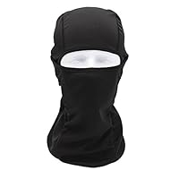 Quaanti Tactical Windproof Ski Full Face Mask Winter Motorcycle Neck Warmer Hood for Women Men Youth Snowboard Cycling Hunting Hat Outdoors Helmet Liner Mask (Black)