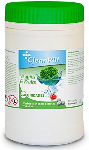 Veggies & Fruits bleach tablets against parasites and bacteria in fruits or vegetables - Pot of 1kg - 300 units