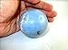 Jet Angelite 45 - 50 mm Ball Sphere Gemstone A+ Hand Carved Crystal Altar Healing Devotional Focus Spiritual Chakra Cleansing Metaphysical Jet International Crystal Therapy Booklet