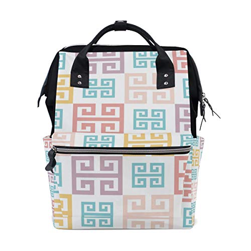 Versace Baby Bag. LALATOP Diaper Bag Backpack for mom Versace Soft Pattern Larger Capacity Baby