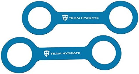 Team Hydrate Water Bottle Bands For Running โ Soft Handheld Holder Carrier Strap โ Extendable Size Handling Tool For Jogging โ Walking โ Hiking - Outdoor Sport And Activities