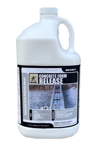 Akona Concrete Form Release - Release Agent for Forms, Tubes, Sculpture Molds, Casting, and More, Liquid, Non-Stick, Non-Staining (1 Gallon)
