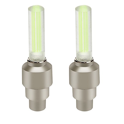 Kinrui Fashion 5Pcs The New Cool Bike Tire Wheel LED Lights Gas Nozzle Lamp Comes With Battery (yellow) - Thumbnail 6