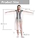 EnergeticSky Rain Ponchos For Adults, EVA Reusable Rain Coat With Hoods And Sleeves, Portable Rain Coats for Women Men