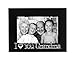 Americanflat I Love You Grandma Picture Frame, Glass Front - Color: Black - Fits Photos 4x6 - Easel Back for Table Top Display