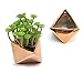 Purzest Succulent Planter, Ceramic Cactus Planter Modern Home Decor Air Plant Pot, 3 Inch Copper Color 2 Set