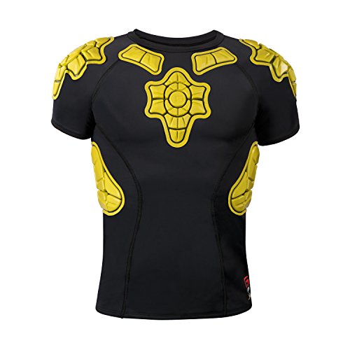 G-Form Youth Pro-X Short Sleeve Shirt, Yellow, X-Large