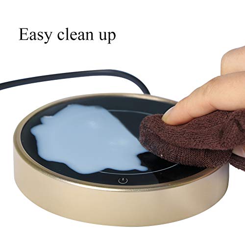 Asmwo 4.5inch tea coffee mug warmer Beverage two Adjustable Temperature Teapot Warmer Best Gift mugs warmer for women men grandma - Thumbnail 2