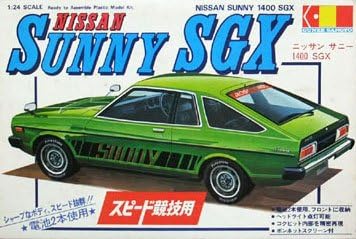 Amazon グンゼ1 24日産サニー1400sgxスピード競技用 プラモデル 通販