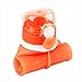 ITYYT Silicone Collapsible Water Bottle 26oz for Sports & Outdoors (Orange)