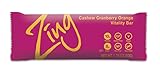 Zing Nutrition Bar, Cashew Cranberry Orange, (Pack of 12), Non-GMO Snack Bar for Optimum Energy, Gluten & Soy Free, Plant-Based Protein