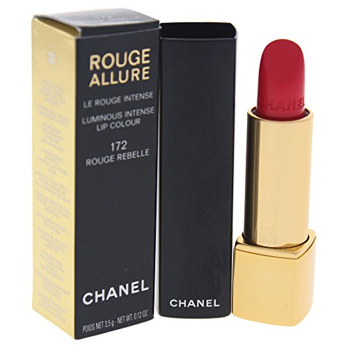 Chanel Rouge Allure Luminous Intense Lip Colour No. 172 Rouge Rebelle for Women, 0.12 Ounce