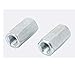uxcell a16041400ux0820 M8 Female Thread Straight Fitting Hex Rod Coupling Nuts Silver Tone 10 Pcs (Pack of 10)