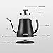 Electric Kettle, Aicook Gooseneck Kettle for Coffee or Tea, Pour Over Kettle with Integrated Thermometer, Stainless Steel Coffee Teapots Kettle with Auto Shut-Off, Boil-Dry Protection, 1000W, 0.8L
