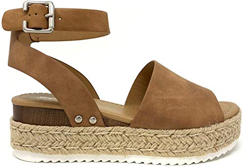 soda womens valett open toe casual ankle strap sandals
