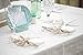 Aya's Cutlery Kingdom Disposable Clear Plastic Plates - 50 Pack - 6.5” Round Dessert and Appetizer Size - Premium Quality Hard and Elegant Party Goods - For Parties and Everyday Use
